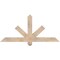 Ekena Millwork Kennewick Smooth Timber Gable Bracket, Douglas Fir, 48"W x 22"H x 3 1/2"D x 3 1/2"F, 11/12 Pitch GBW048X22X0404KEN00SDF - alternate 1